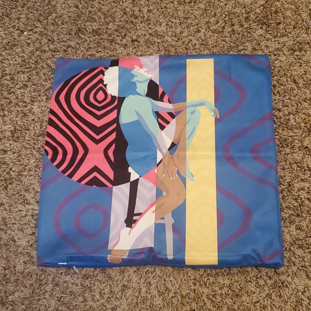 Black girl pillow cover set